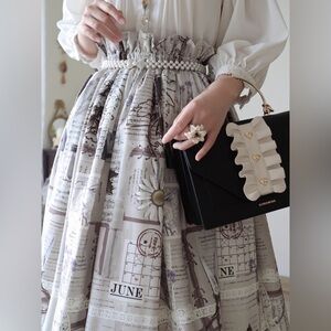 *Ferns* Baudelaire's Notes Lolita Skirt
